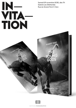 LIVRE « GILBERT VOGT WITH THE YOUNG GODS »